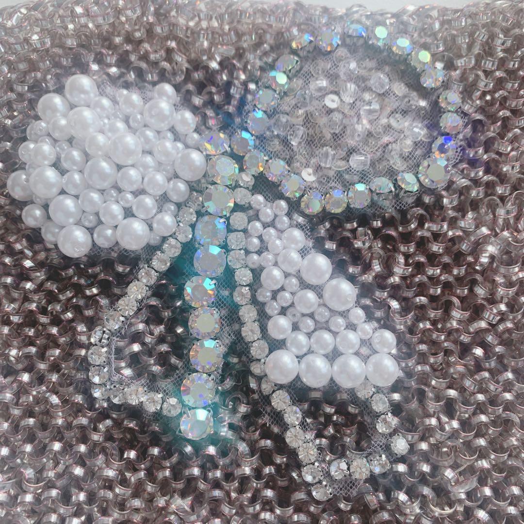 ［美品］ANTEPRIMA アンテプリマ　ワイヤーバッグ　ピンク　リボン