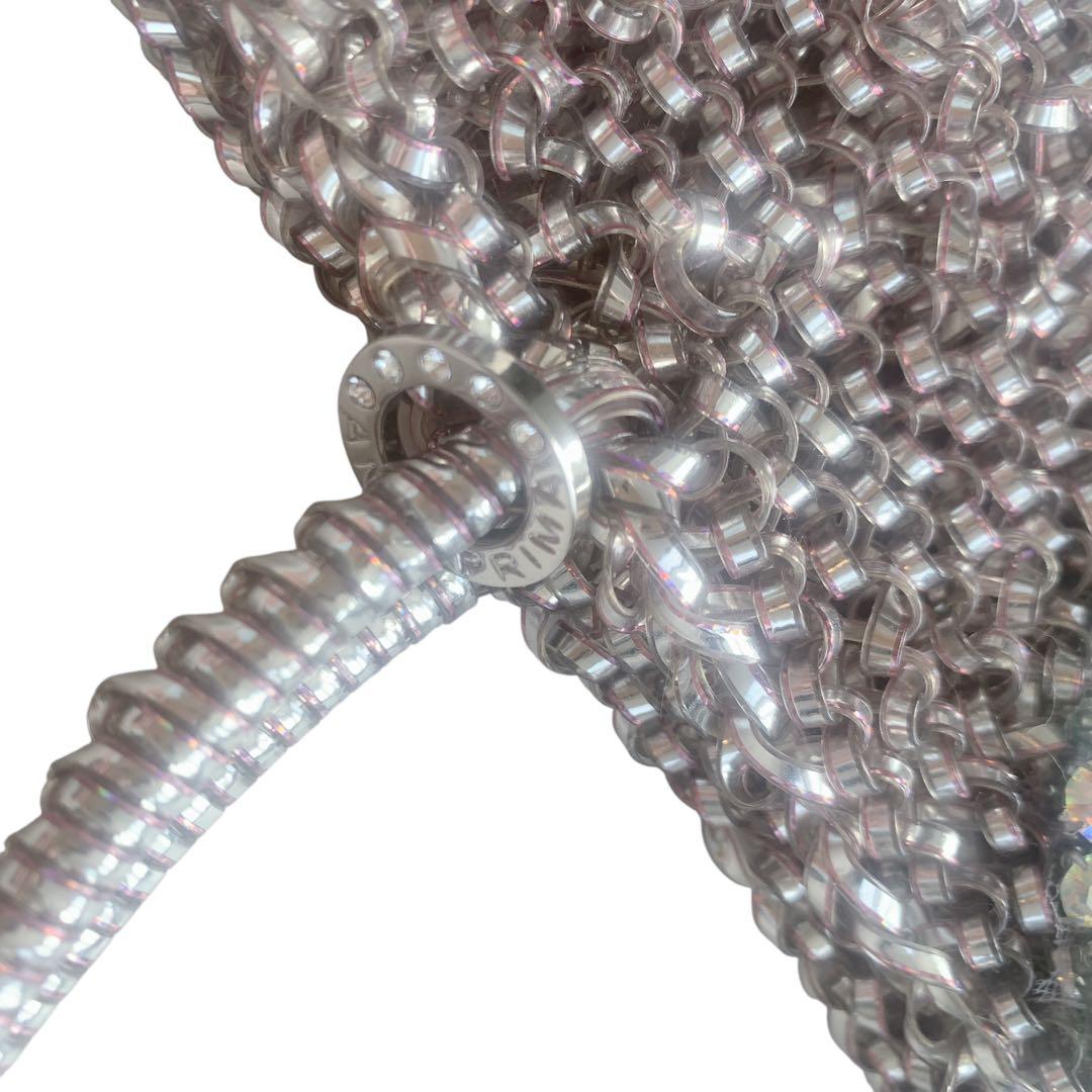 ［美品］ANTEPRIMA アンテプリマ　ワイヤーバッグ　ピンク　リボン