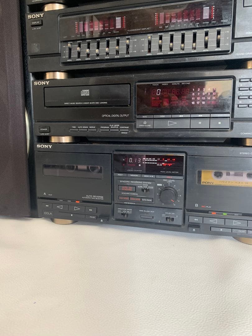 SONYシステムコンポLBT-V725内蔵BT変更可能中古レコード付き