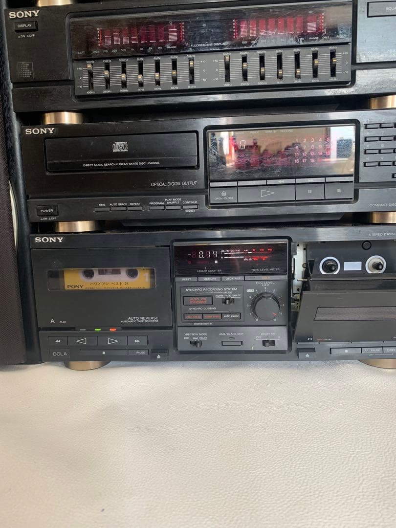 SONYシステムコンポLBT-V725内蔵BT変更可能中古レコード付き