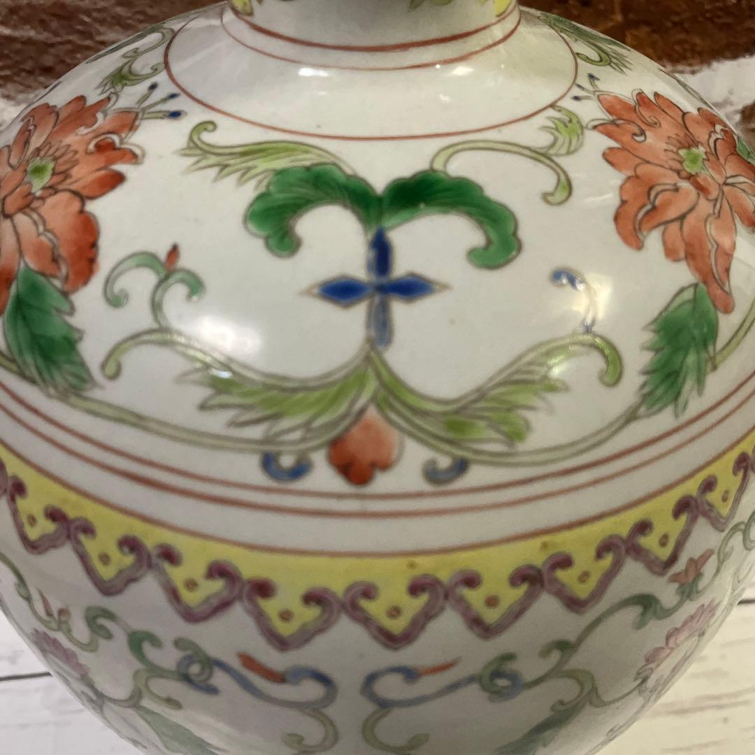 お値下げ 中国陶器 花瓶 花器 陶芸