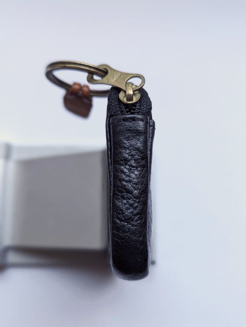 イルビゾンテ IL BISONTE ケース キーリング ブラック 男女兼用