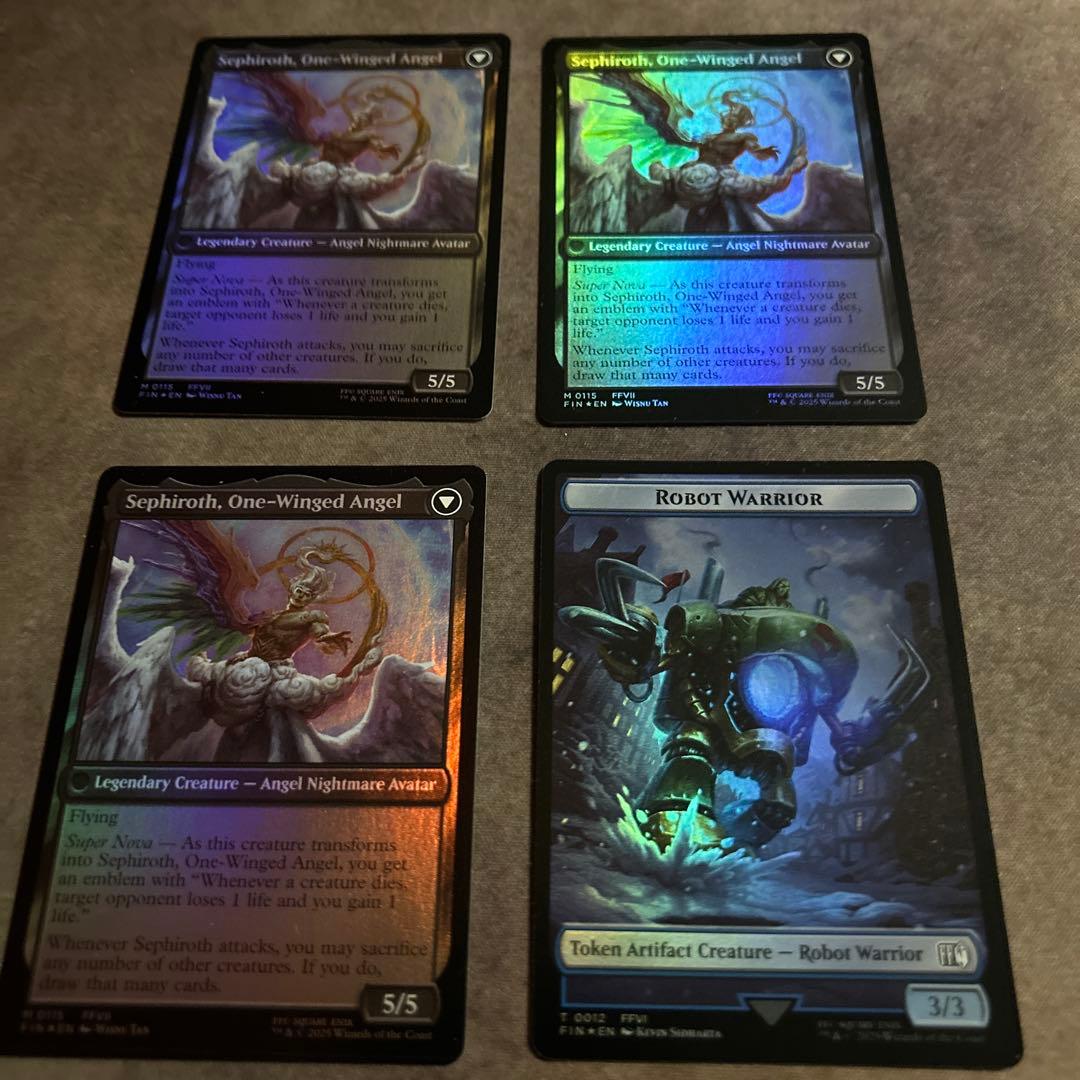 【MTG】威名のソルジャー、セフィロス　紋章トークン