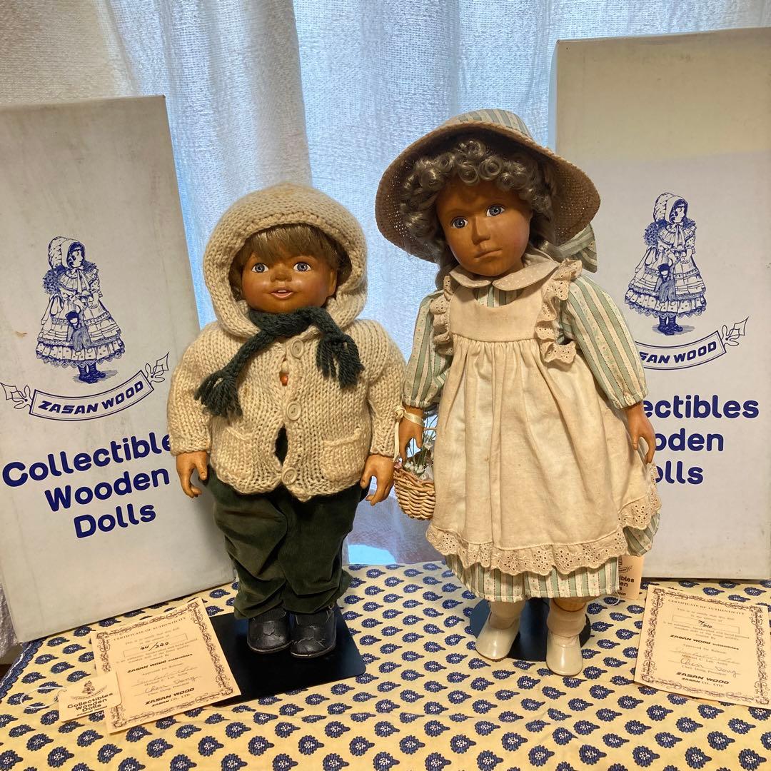 コレクション ZASAN WOOD collectibles wooden doolls