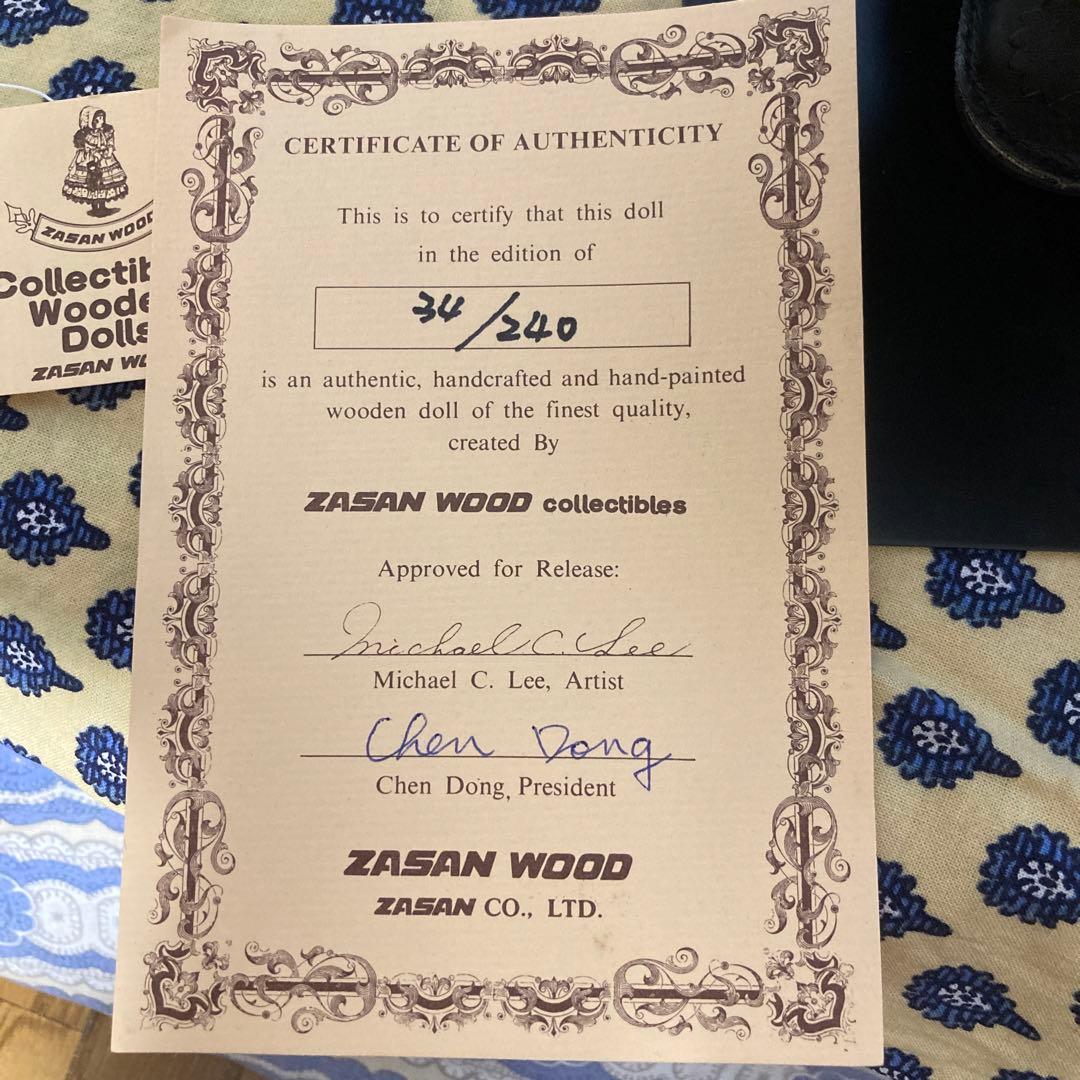 コレクション ZASAN WOOD collectibles wooden doolls