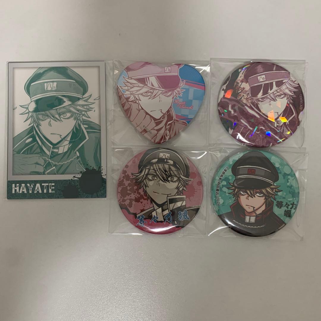 桃源暗鬼 等々力颯 チェキ ホログラム缶バッジ コミケ まとめ売り