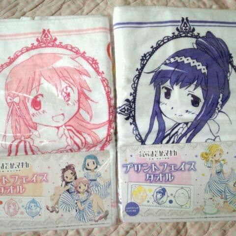 魔法少女まどか☆マギカ フェイスタオル２種