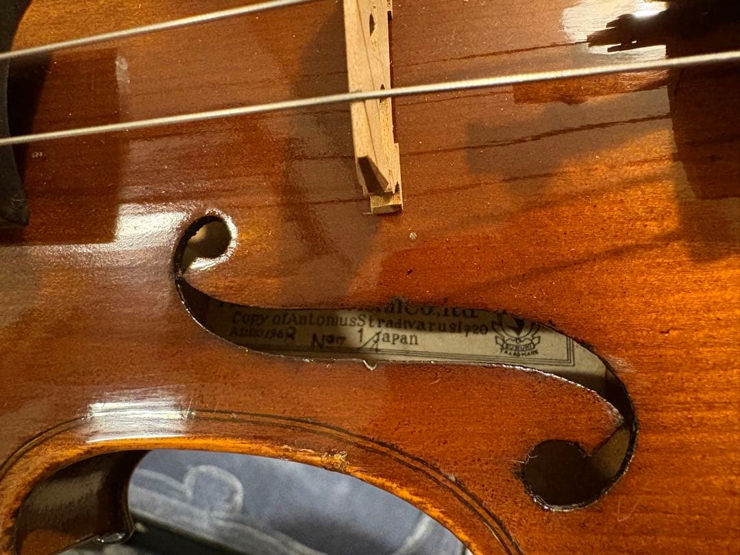 分数バイオリン　1/4サイズ　1958年製　鈴木バイオリン　弦楽器