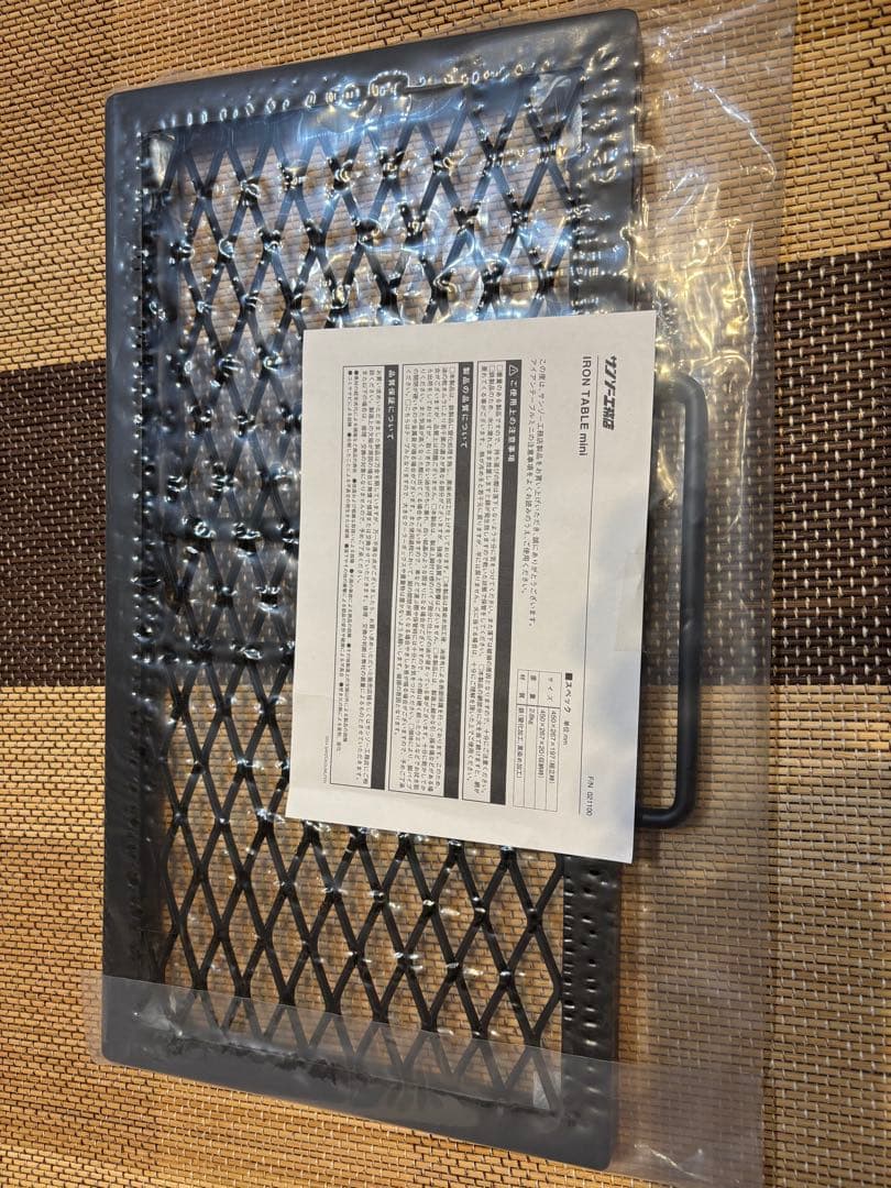 サンゾー工務店　iron table mini wantkey campコラボ