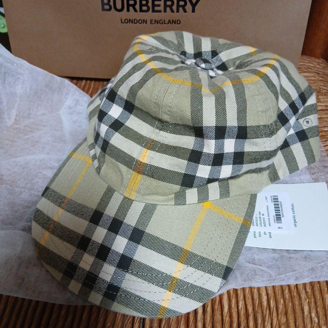 新品未使用☆BURBERRYバーバリーキャップ☆ メンズ＆レディース 55〜57