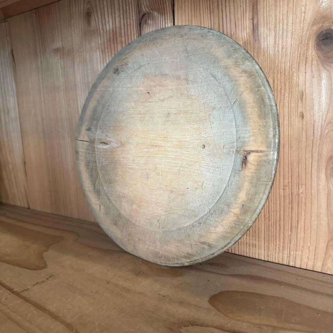スウェーデン 19世紀頃 木皿 北欧 アンティーク 民藝 古物 ビンテージ