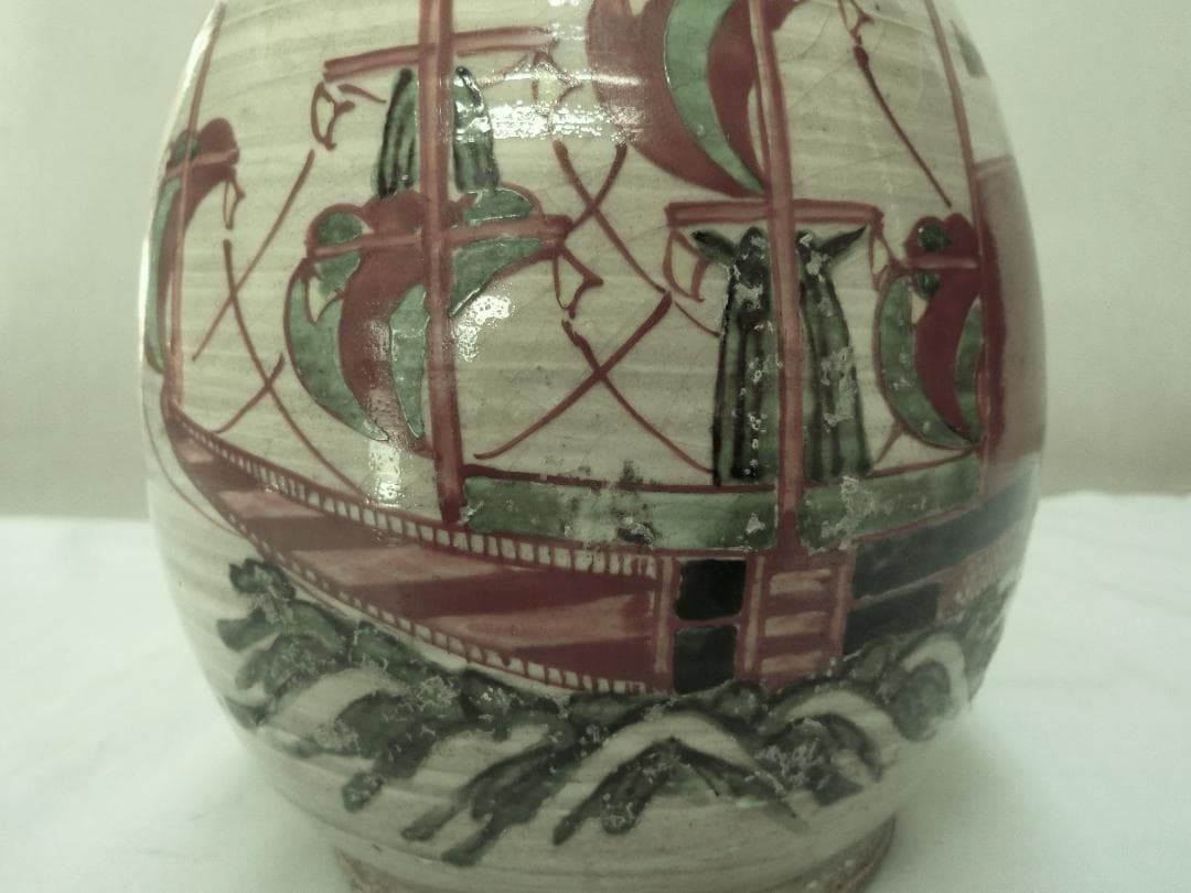 【大人気商品　南蛮船　徳利　色絵 骨董】◆皿　徳利　鉢　コレクション　鑑賞陶磁器