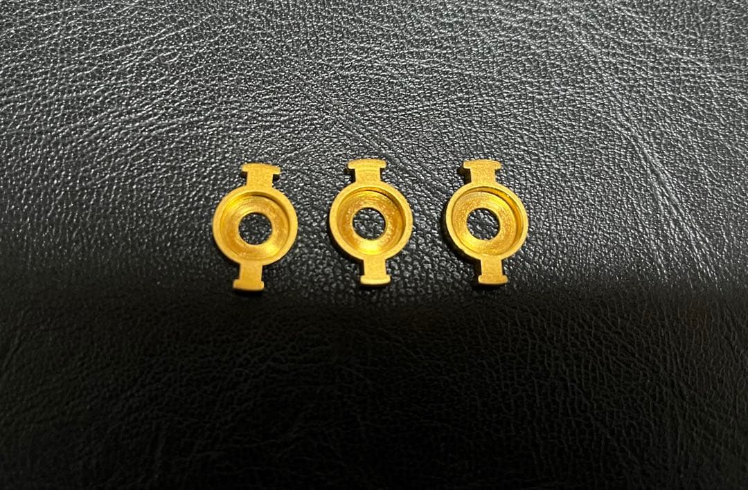 Bach トランペット バルブガイド 真鍮製 金メッキ