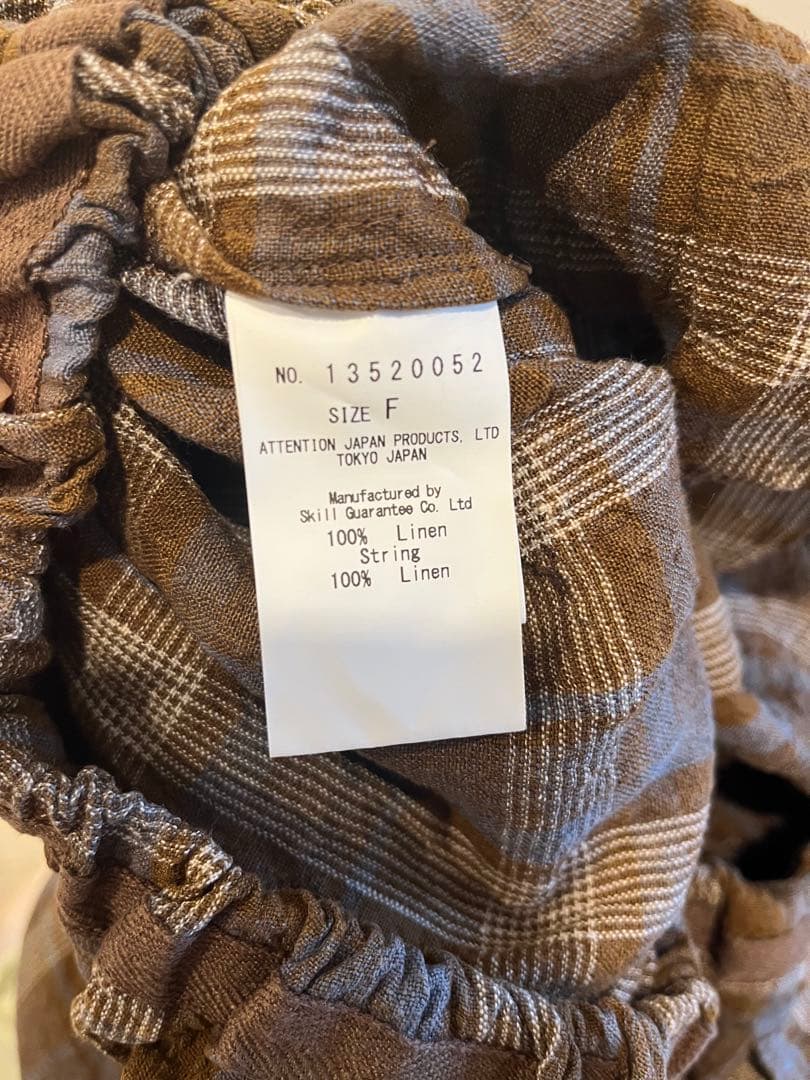 楽一番様　vlasblomme リネンキュロットパンツ