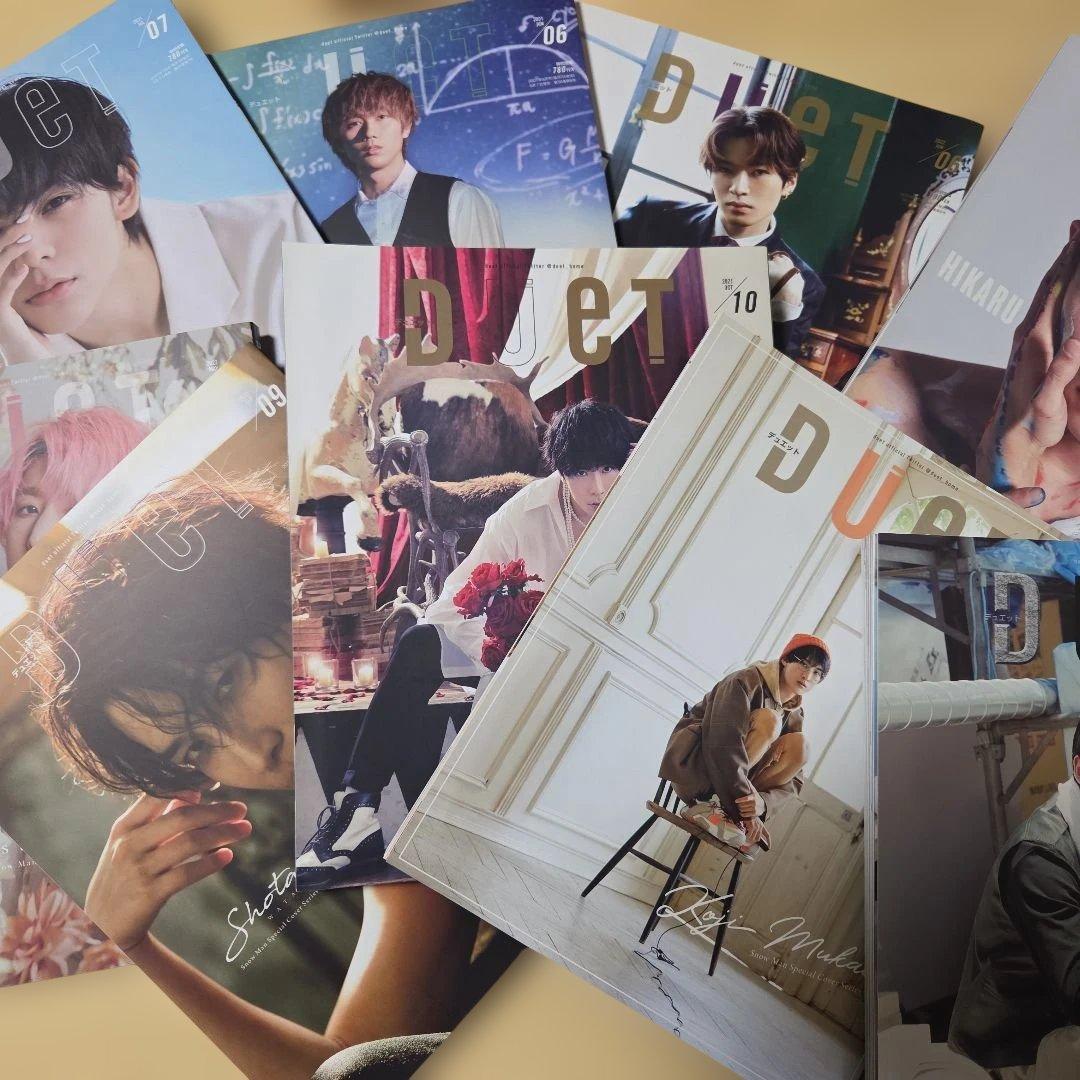  Man　雑誌Duetコンプリート全９冊