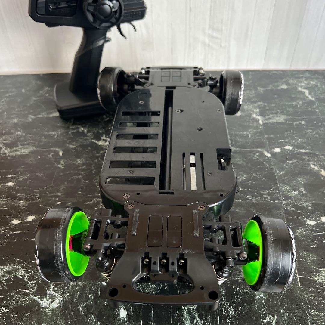 タミヤTT01 キレ角アップドリフト仕様S15シルビア未塗装ボディ付きフルセット