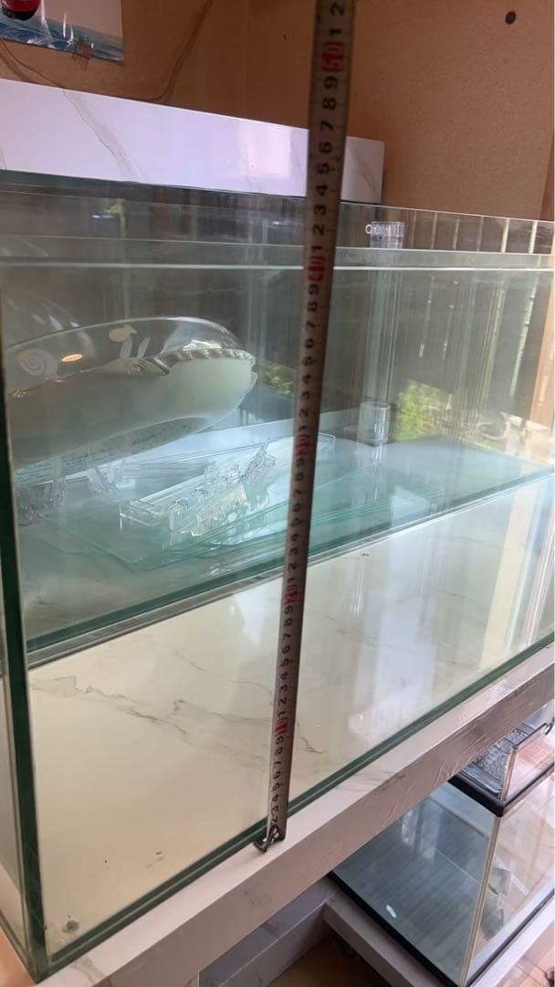 値下げしました‼️⇒ 120-30-40 オーバーフローガラス水槽 と台のセット