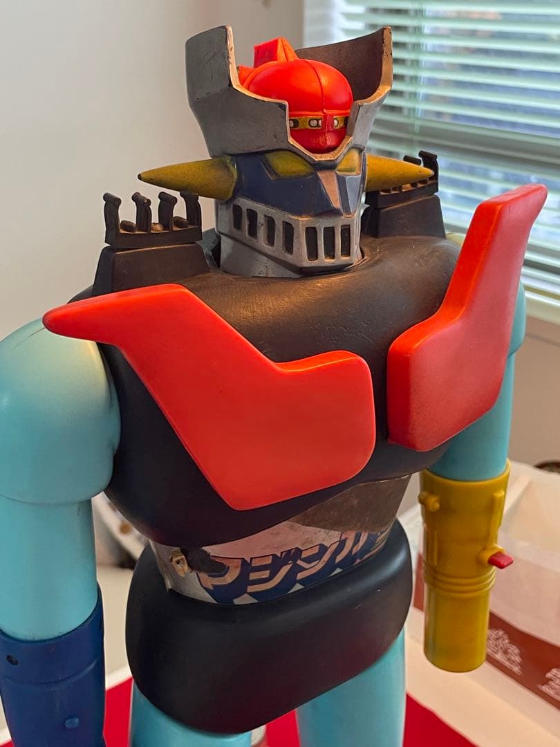 当時物ポピー製ジャンボマシンダーのマジンガーＺとその付属品いろいろ