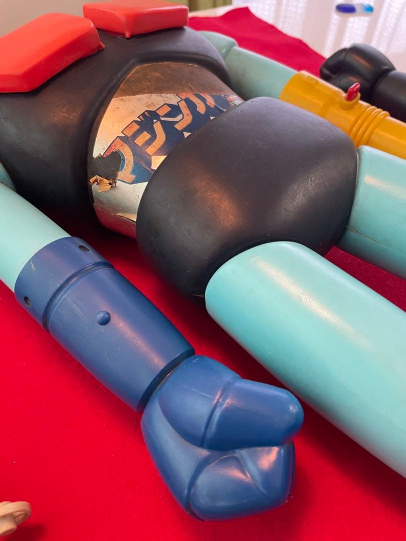 当時物ポピー製ジャンボマシンダーのマジンガーＺとその付属品いろいろ