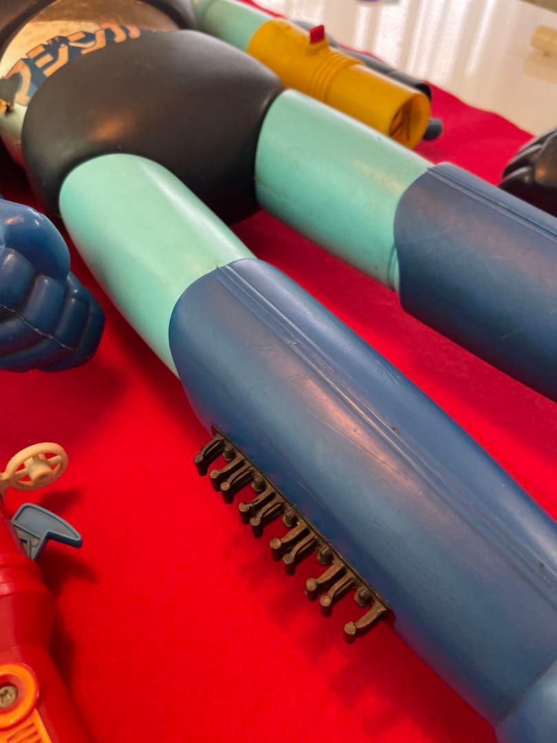 当時物ポピー製ジャンボマシンダーのマジンガーＺとその付属品いろいろ