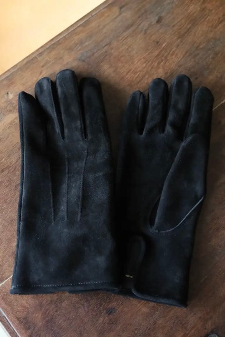 【未使用新品】エンダースキーマ スエードグローブ 黒