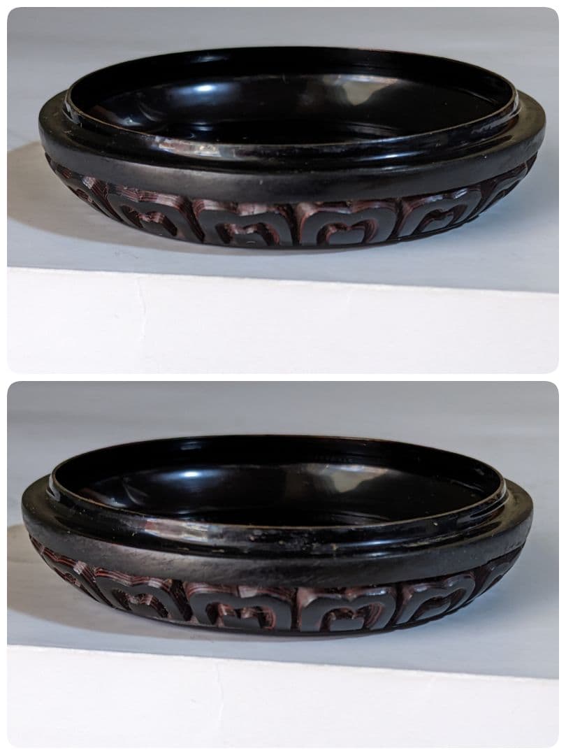 ♦中国 珍物 古玩古美術骨董品 堆黒 堆朱 盒子 香合 漆芸 漆器 美術品骨董品