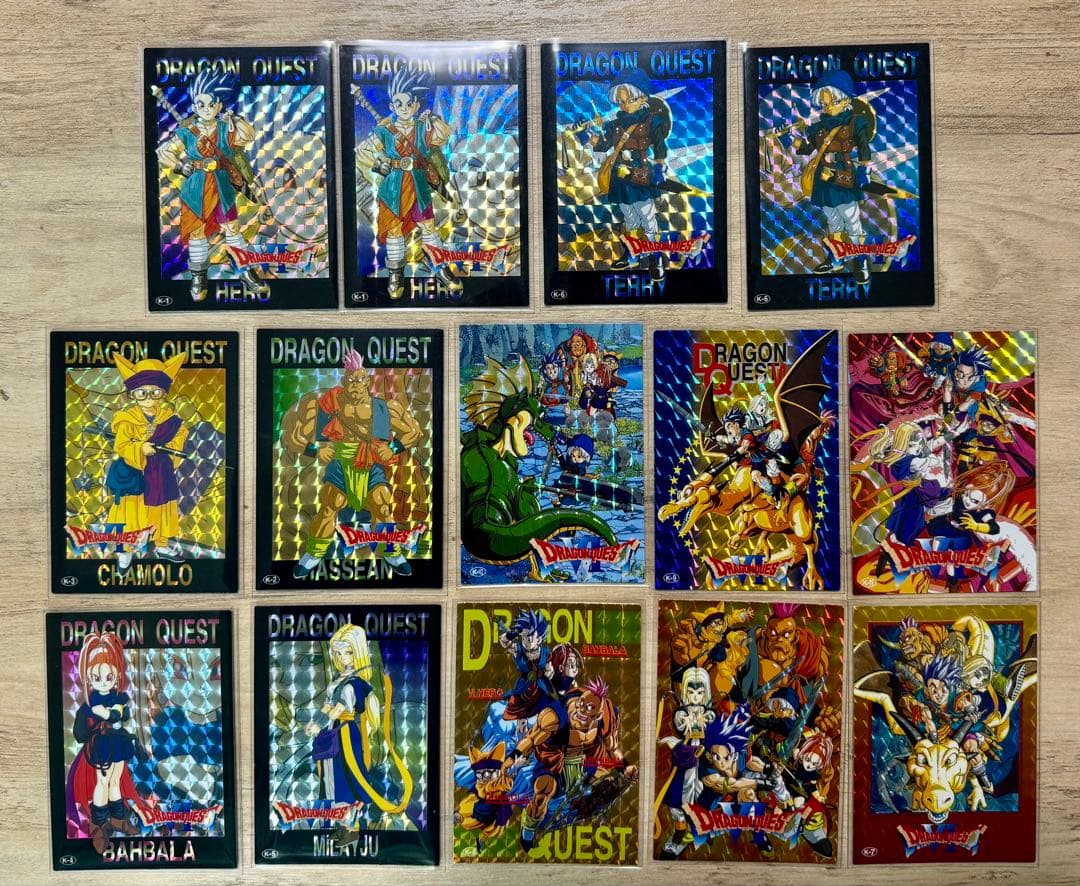 【14枚セット】ドラゴンクエスト トレーディングバトルカード キラカード