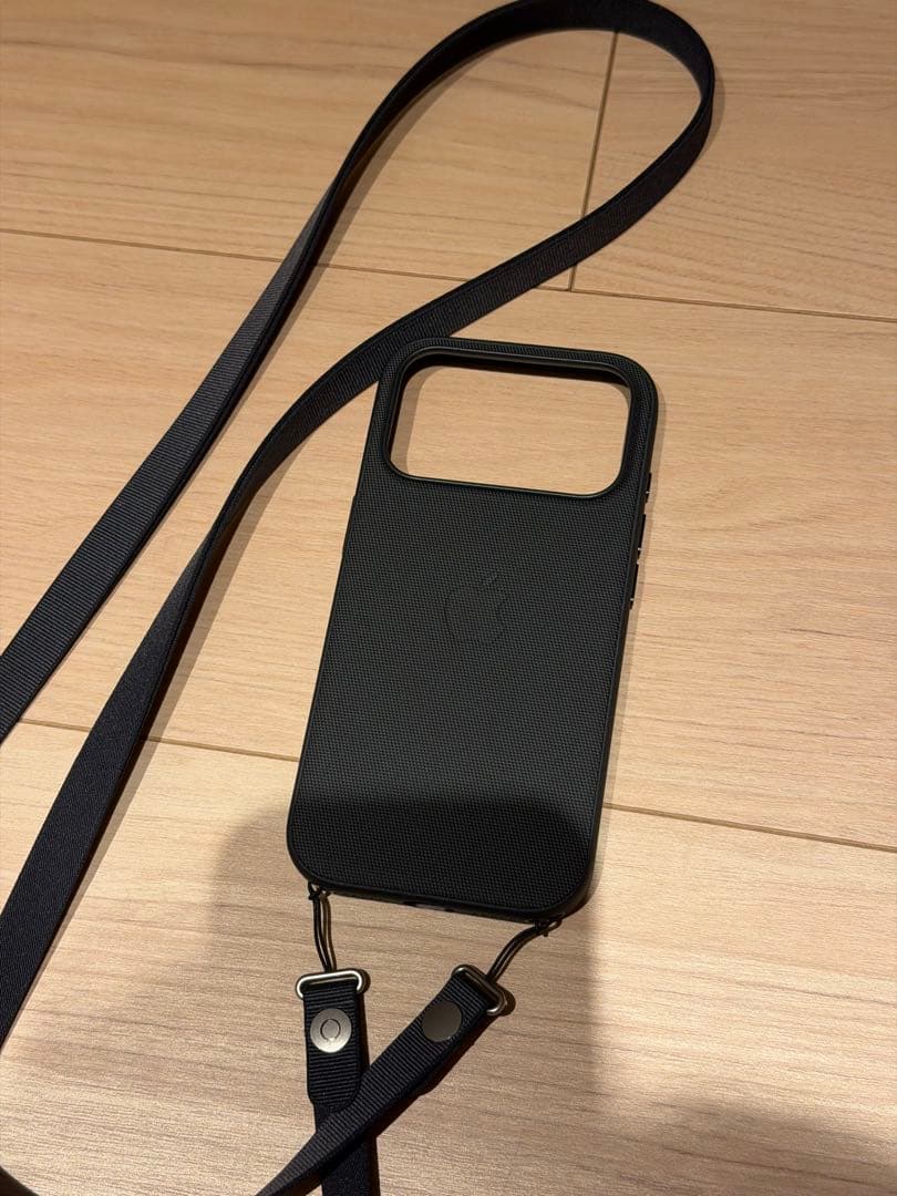 iPhone17Pro テックウーブンケース クロスボディストラップ セット販売