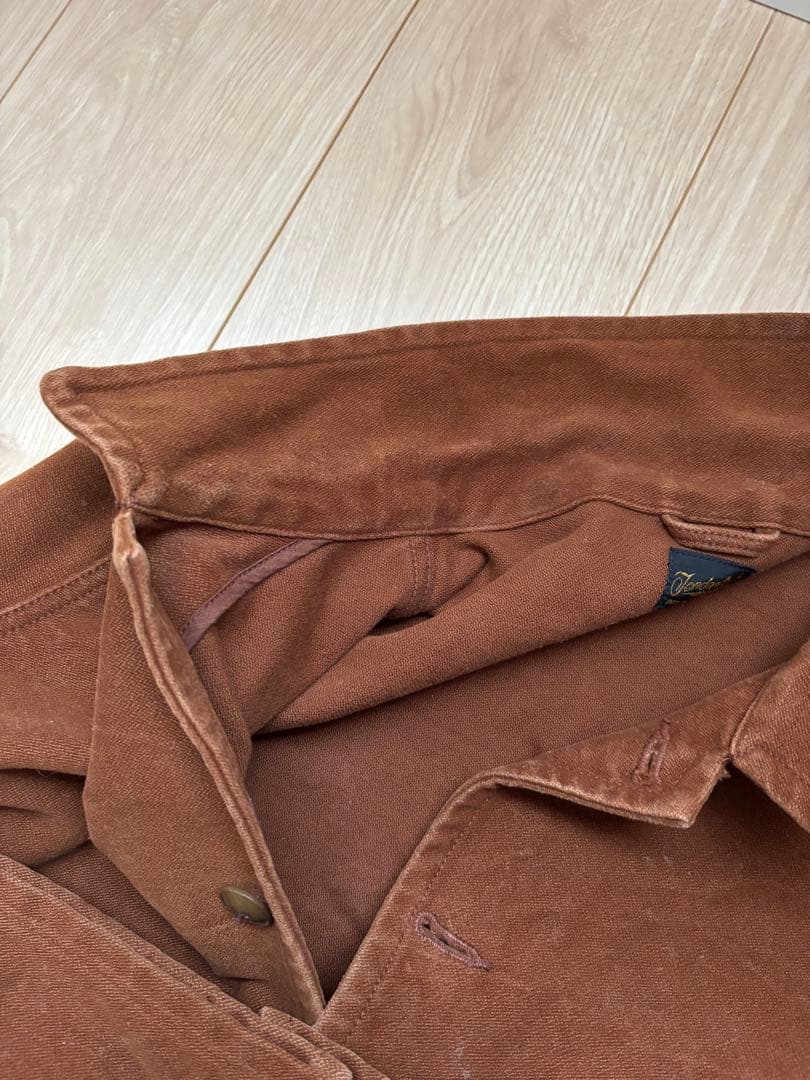 Tenderloinモールスキンブラウンジャケット