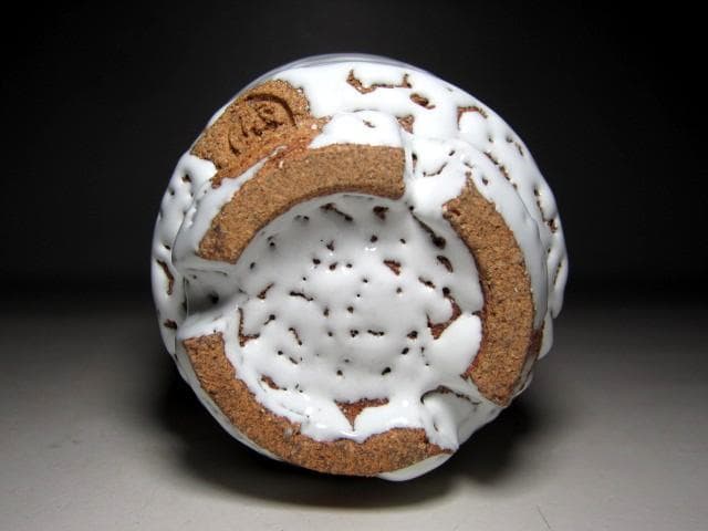 人間国宝 十一代 三輪休雪 萩焼盃 温もりのある手取りの逸品　　　　e63