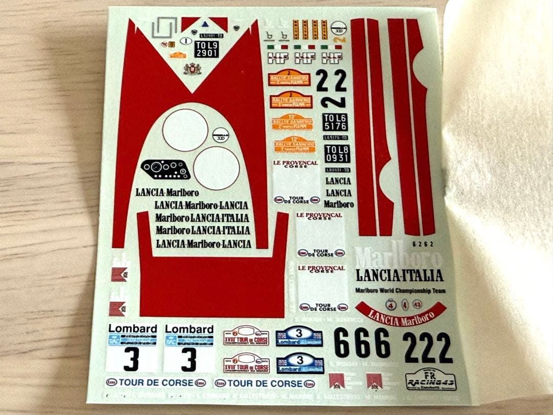 1/43キット レーシング 43 ランチア ストラトス MARLBORO 74