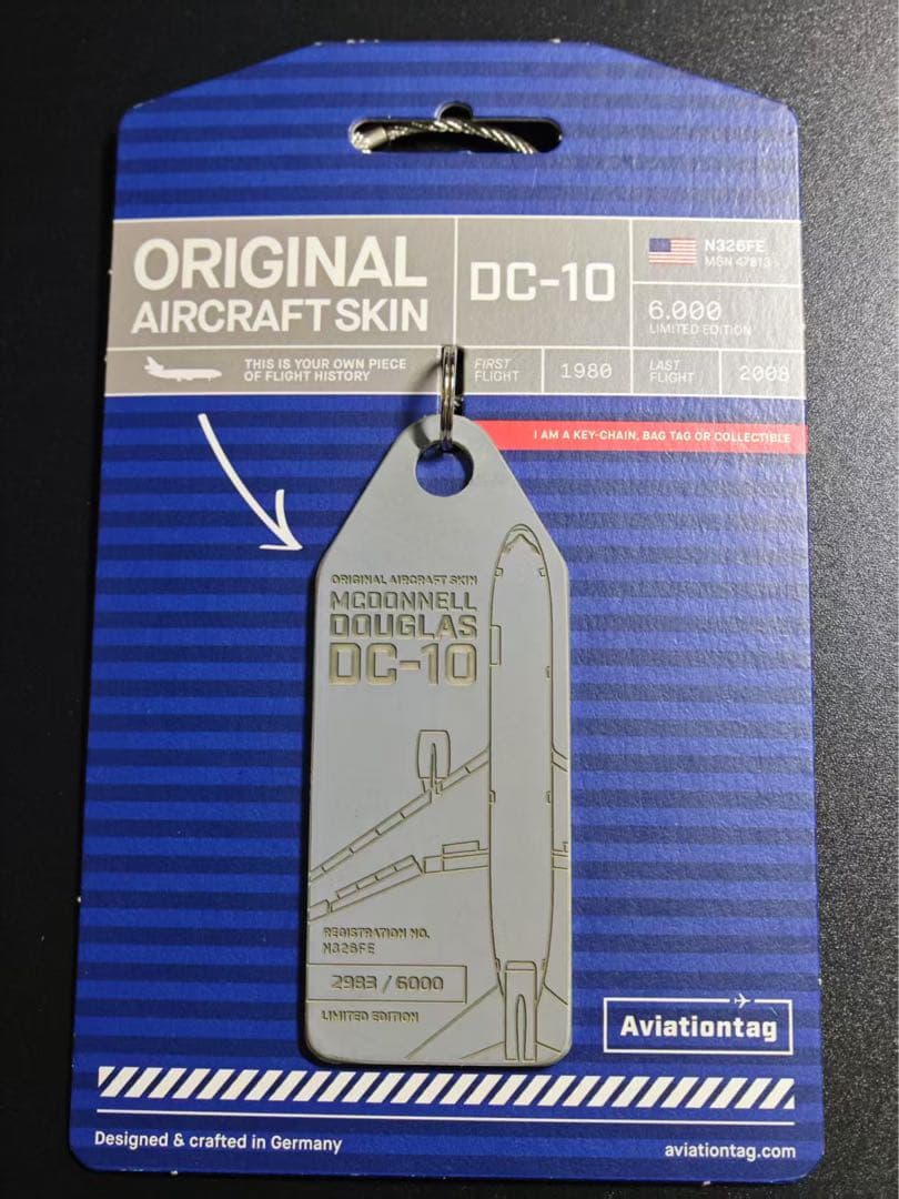 UA ユナイテッド航空 Aviationtag DC-10-30