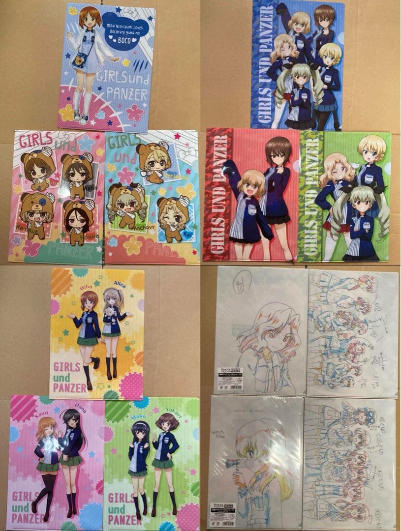 ガールズ&パンツァー クリアファイル 200枚以上