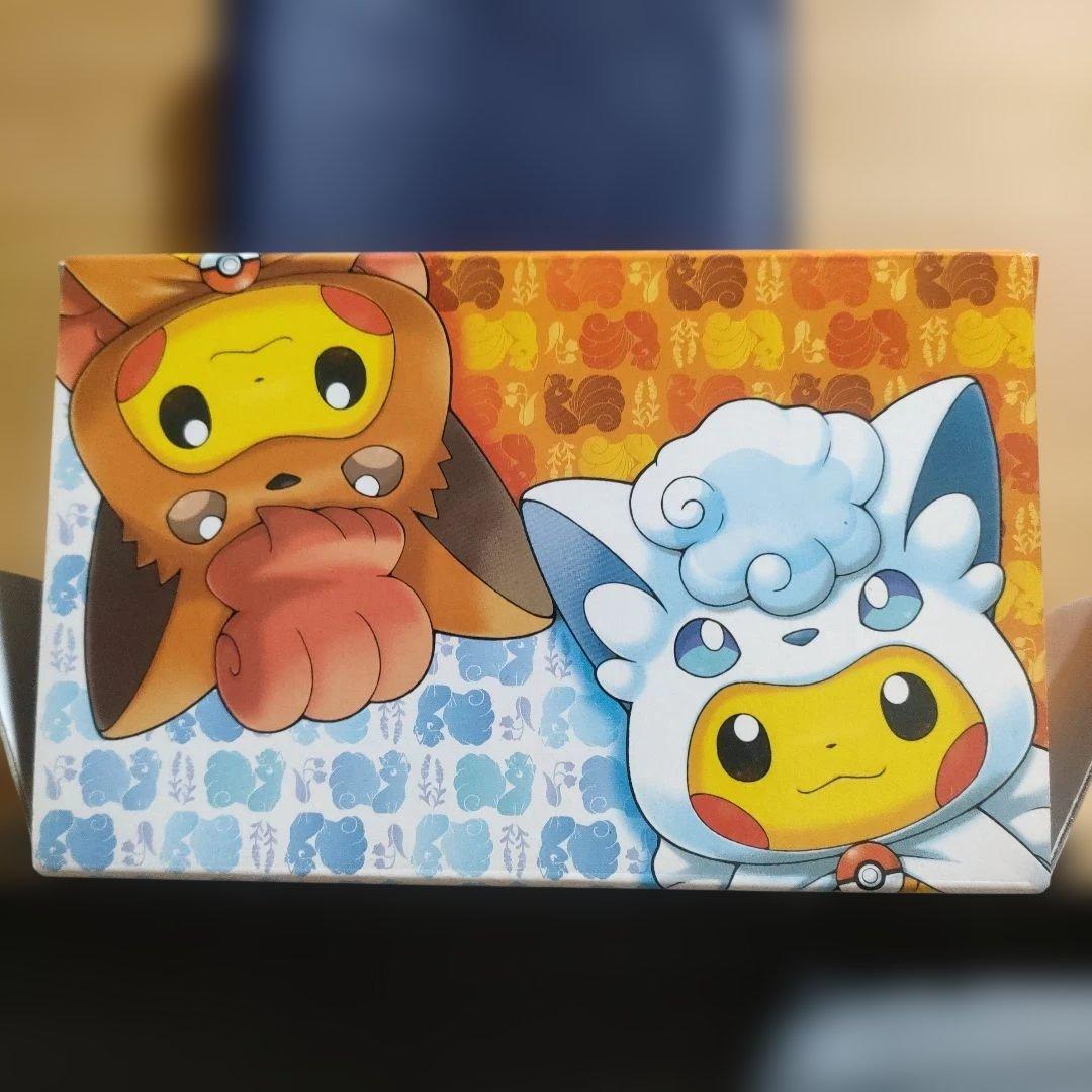 【美品】スペシャルBOX アローラロコン&ロコン ポンチョのピカチュウ