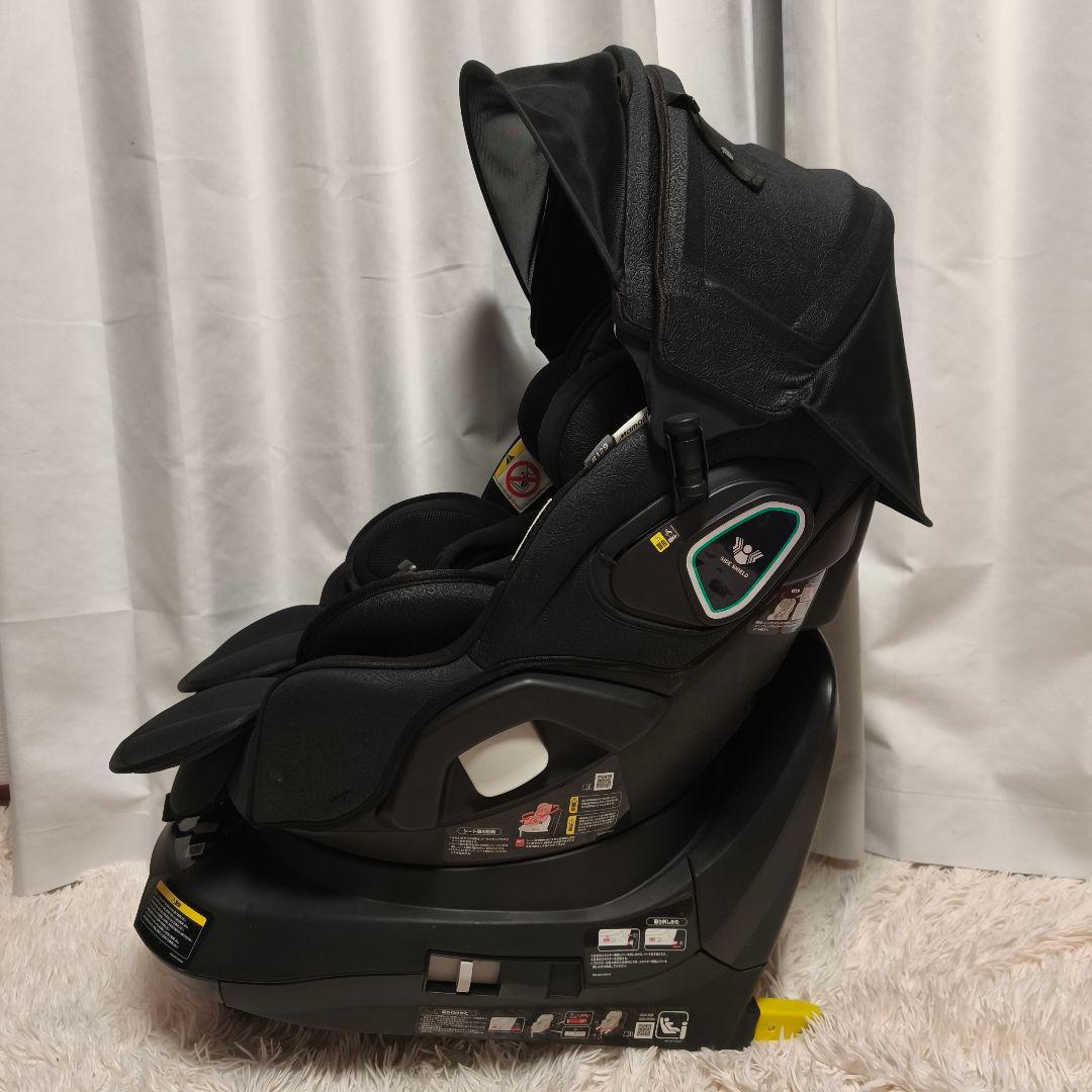 【美品】アップリカ　マモリラ ISOFIX チャイルドシート　ニンバスブラック