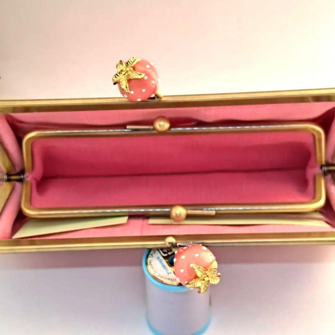 ペン&メガネケースとミニがま口、親子がま口長財布2点☆リバティ☆ハートキャノピー