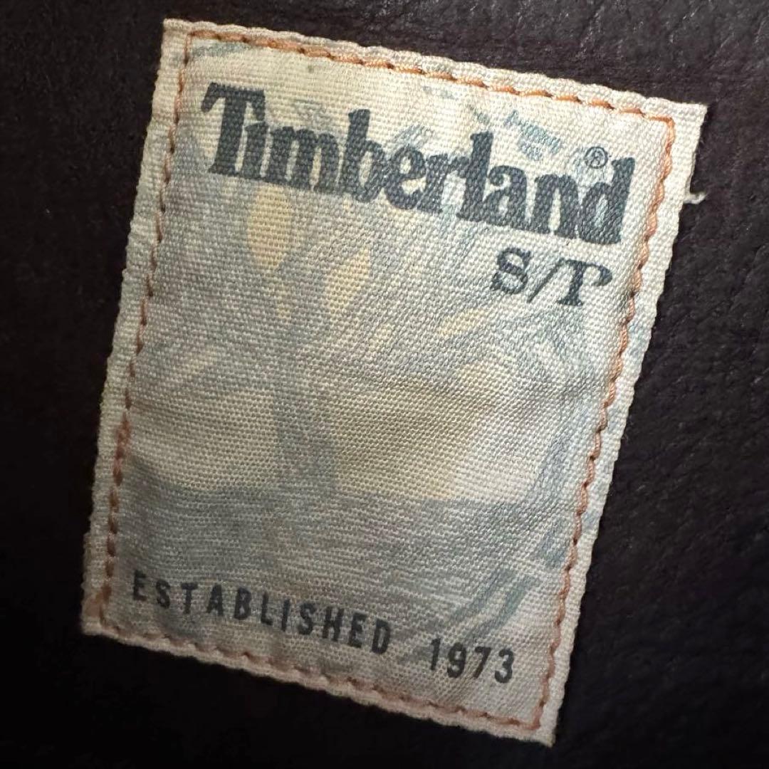 Timberland ブラウンレザージャケット S/P vintage 本革