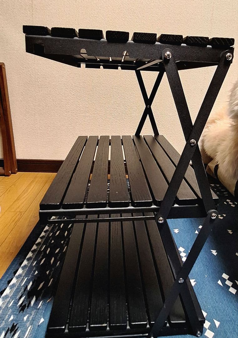 ANOBA３段ラック(BLACK EDITION)