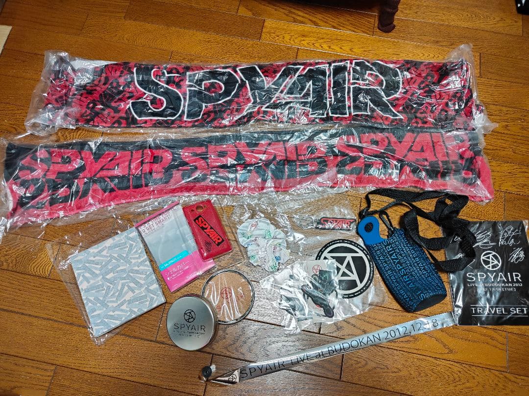 SPYAIR ライブ LIVE グッズ マフラータオル 直筆サイン入り