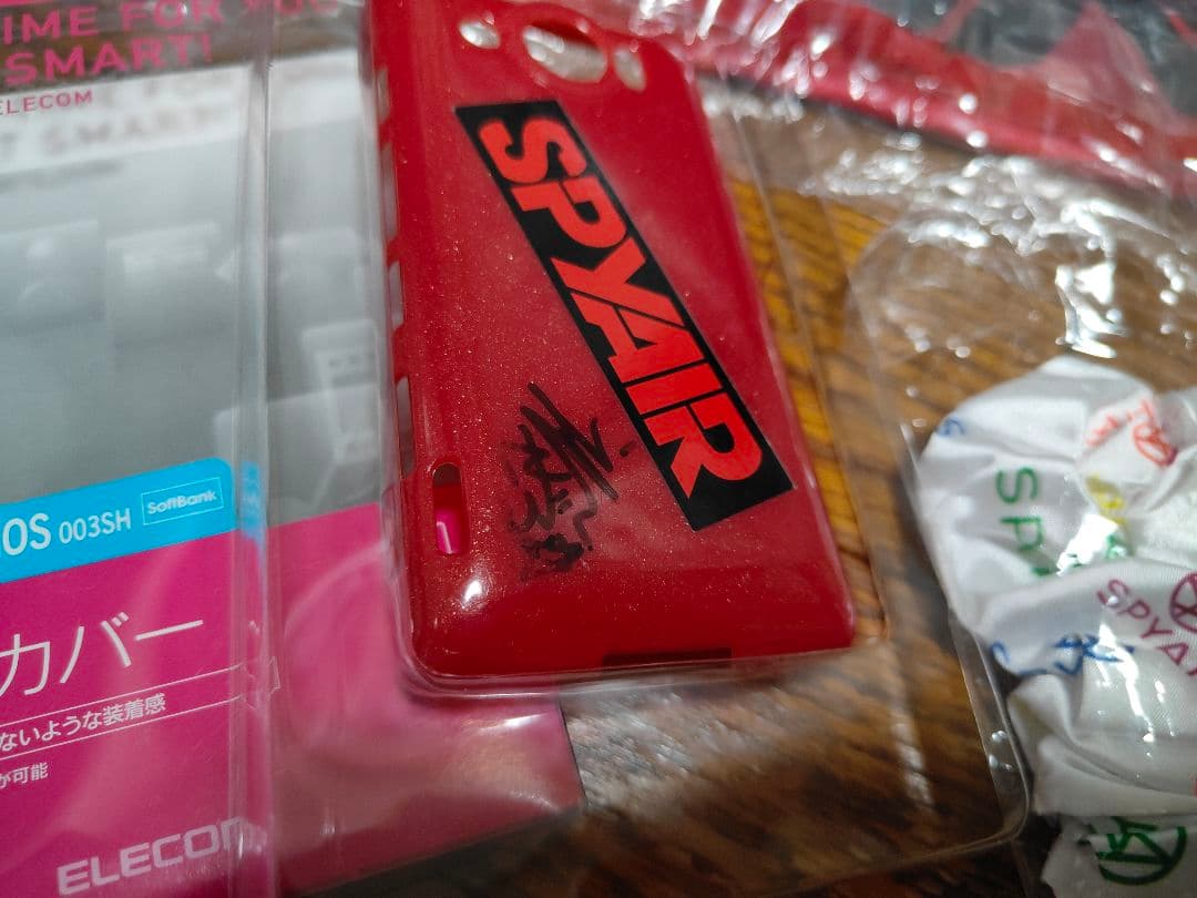 SPYAIR ライブ LIVE グッズ マフラータオル 直筆サイン入り