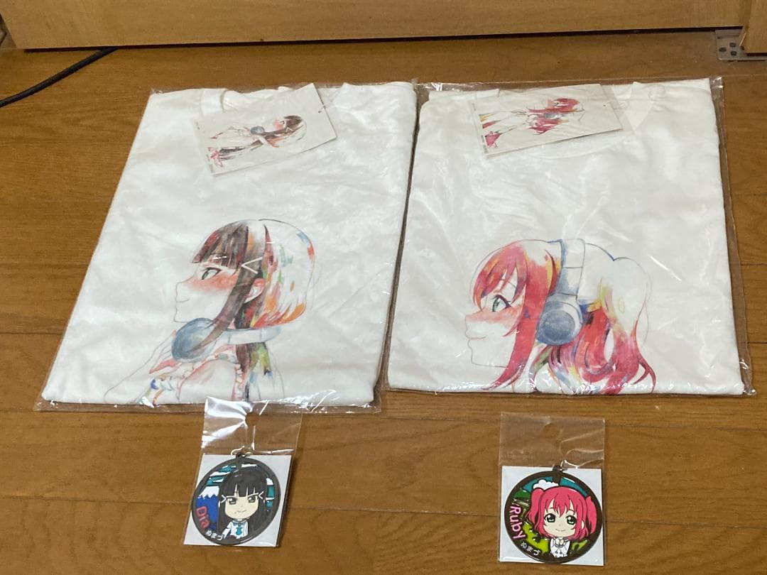 ラブライブサンシャイン ナノユニバースTシャツ キーホルダー ダイヤ ルビィ