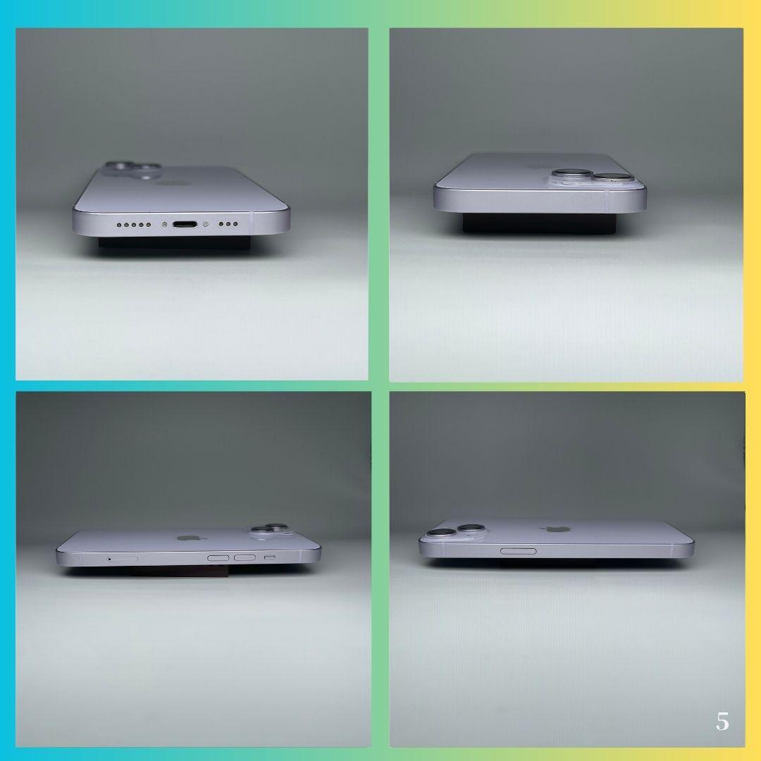 【美品】iPhone14 256GB　パープル　バッテリー100％　SIMフリー