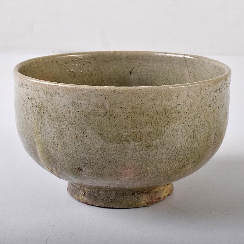 朝鮮美術　李朝　高麗青磁　茶碗　時代箱付　M　R8402