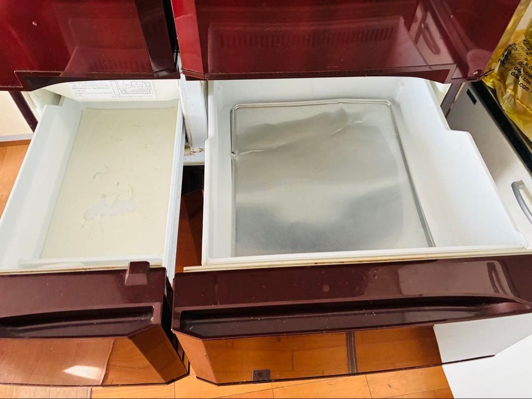 三菱 電気冷凍庫 冷蔵庫 565L 6ドア MR-G57N-R 動作品　製氷