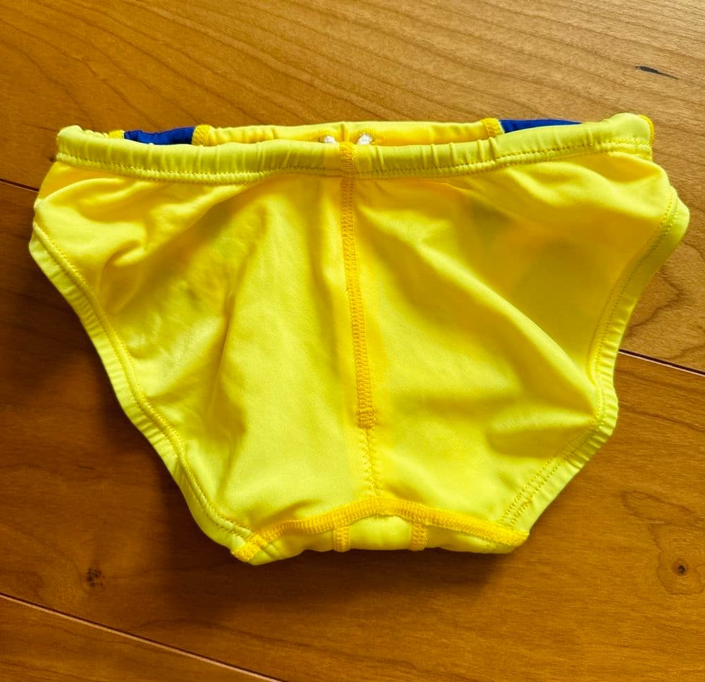 【映画DIVE!】池松壮亮モデル マイティライン イエロー×ブルー SS 競パン