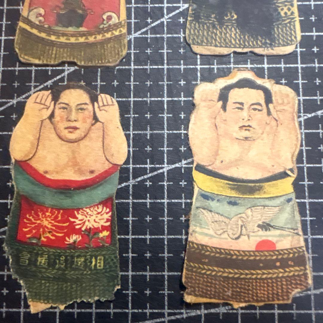 大相撲力士 相撲人形 レア 5枚セット