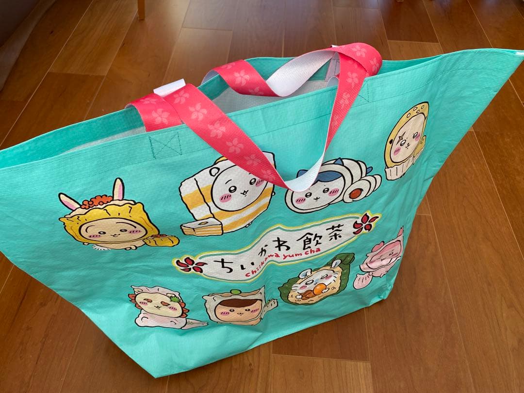 【香港限定】ちいかわ 飲茶シリーズ マスコット全8種セット｜エコバッグおまけ付き