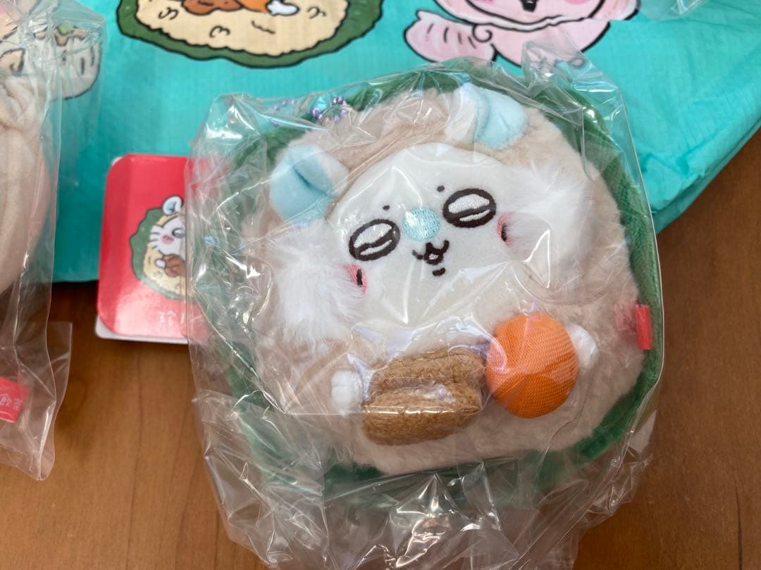 【香港限定】ちいかわ 飲茶シリーズ マスコット全8種セット｜エコバッグおまけ付き