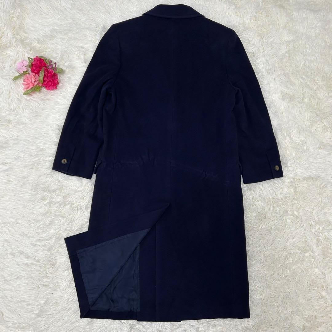 【極美品/L】バーバリー チェスターコート アウター カシミヤ20% Aライン