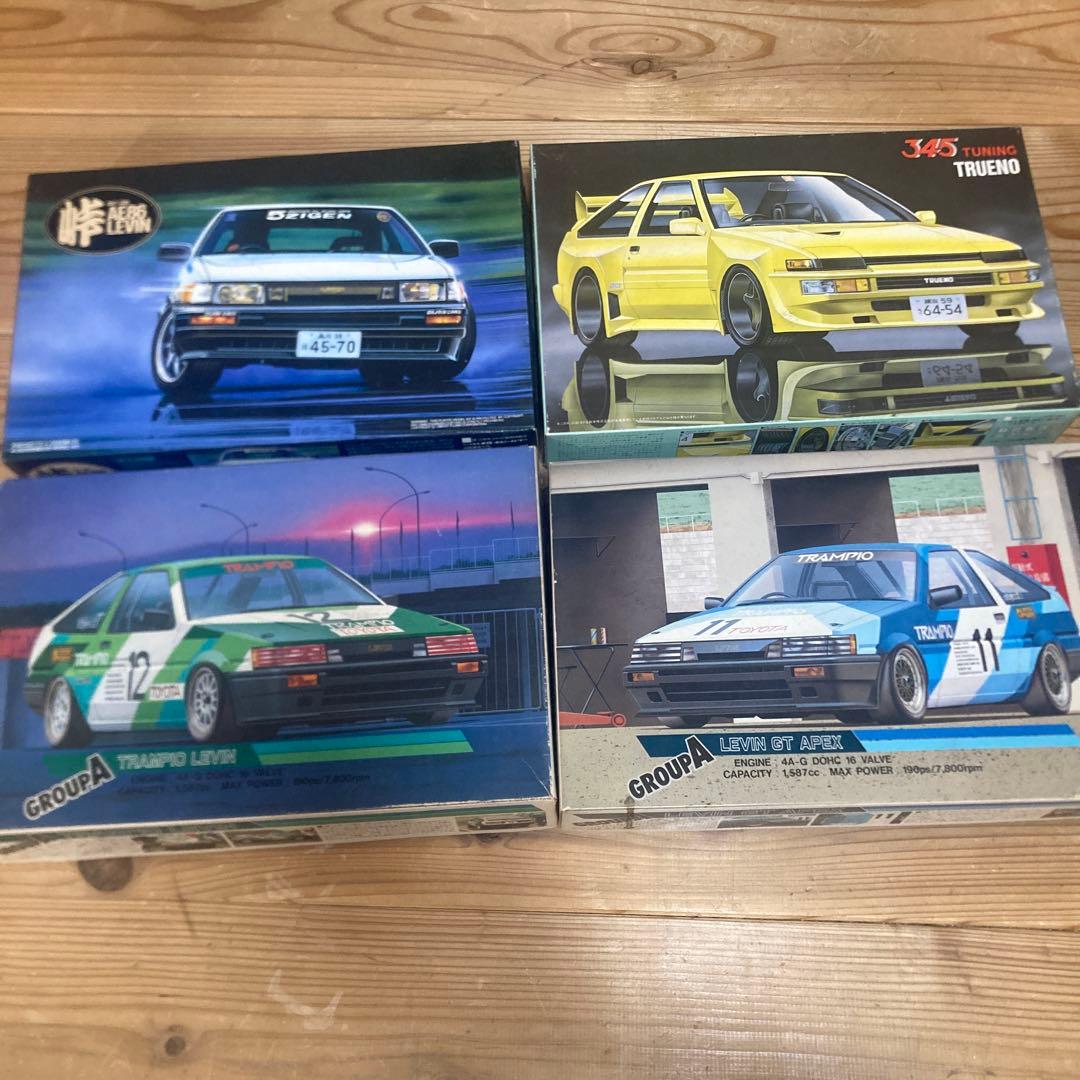 fibo618様　トレノ・レビン 1/24 プラモデルセット　フジミ